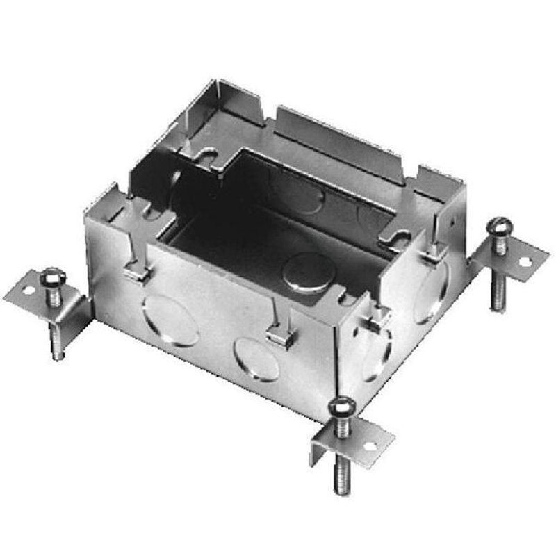 Adjustable Floor Box 1-Gang Cast Iron By Wiremold 880M1