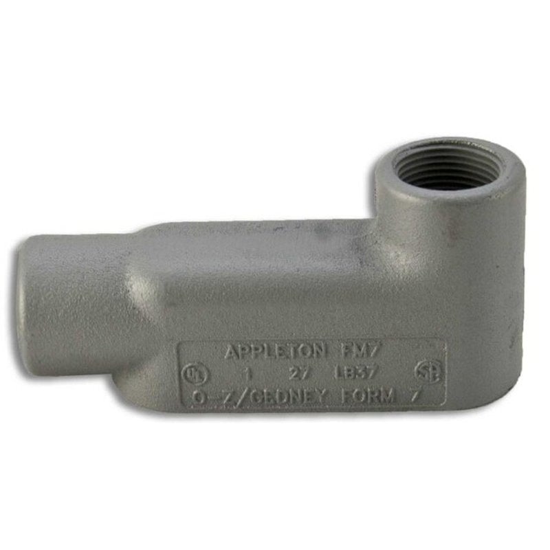 Conduit Body Type: LB Size: 1 Form 7 Malleable Iron By Appleton APPLB37