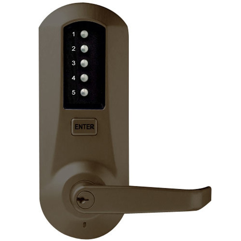 Dormakaba Simplex 5010XSWL-744-41 Pushbutton Lever Lock with Schlage Core override in Oil-Rubbed Bronze – KAL DOOR HARDWARE