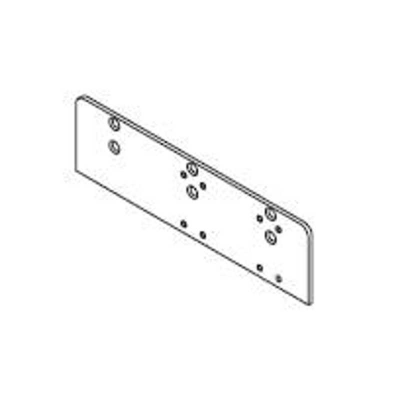 Drop Plate Narrow Top Rail or Flush Ceiling Brass