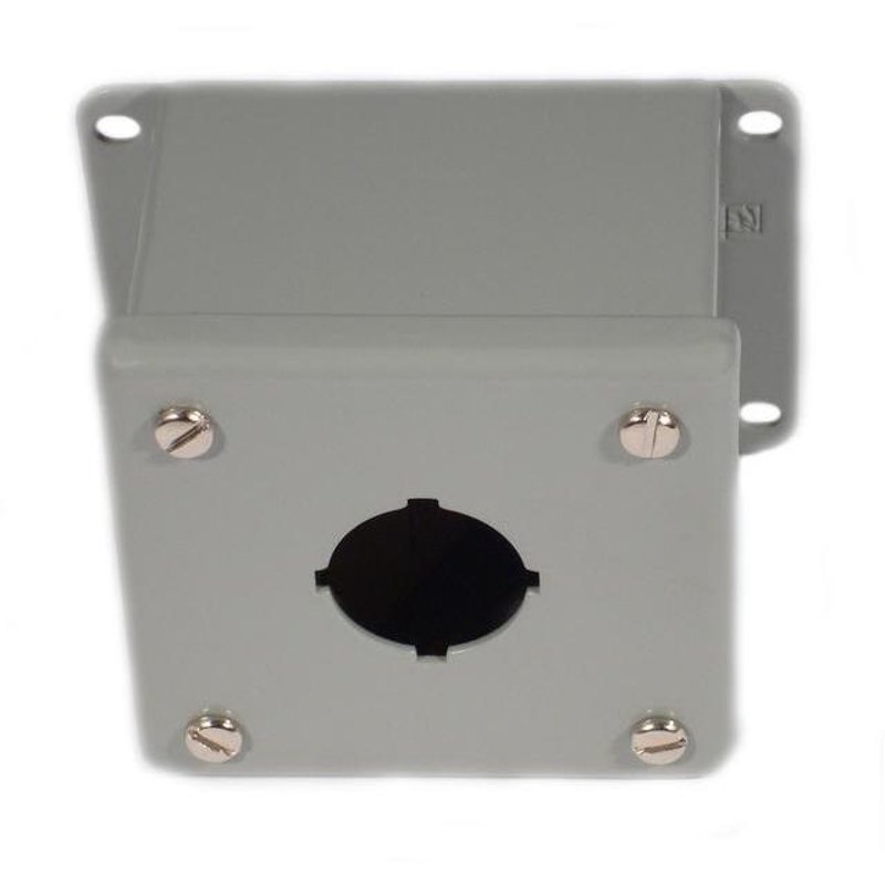 Enclosure Pilot Device 30 mm 1 Hole Steel Type 12/13 By nVent Hoffman E1PB