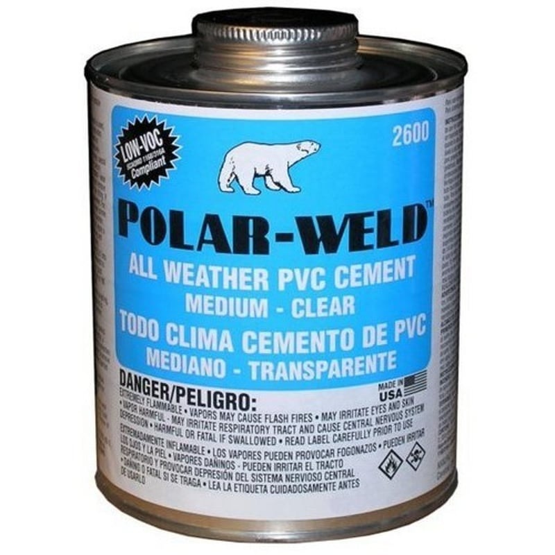 Polarweld Glue With Brush 1 Pint By Morris Products G2646S