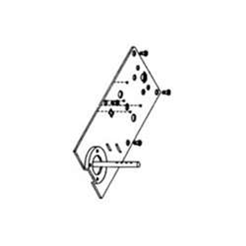 Simplex 201912-000-01 inside Lock Cover Plate Assembly EE1000 Series – KAL DOOR HARDWARE
