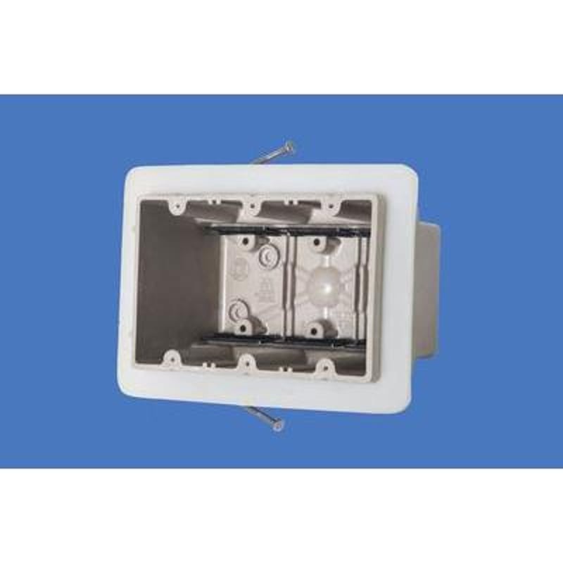 Switch/Outlet Box 3-Gang Depth: 3-5/8 Nail-On Non-Metallic By Allied Moulded 3303-NKV