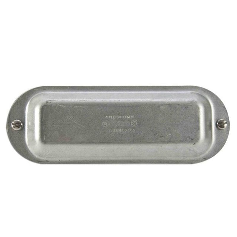Conduit Body Cover Screw-On/Domed Type Diameter 2-1/2 – 3 Form 35 Steel By Appleton K250300