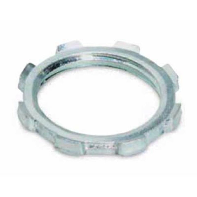 Conduit Locknut 1-1/2 Diameter Steel For Use With Rigid/IMC Conduit By Thomas & Betts 145