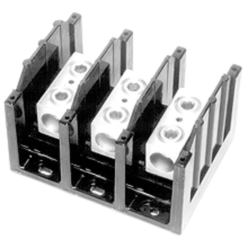 Power Distribution Block 3-Pole Single Primary – Multiple Secondary By Eaton/Bussmann Series 16023-3