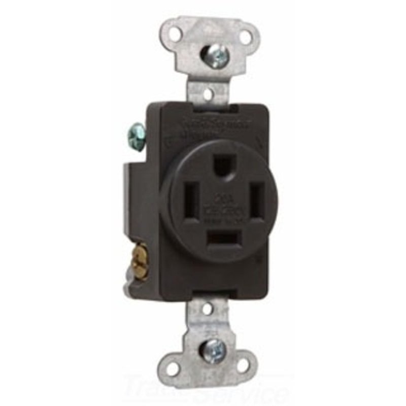 20 Amp 125/250 Volt 3P 4W NEMA 14-20R By Pass & Seymour 3820