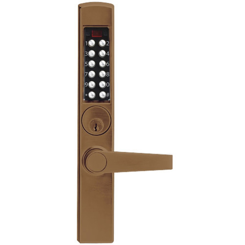 Eplex E3266BNL-744-41 3000 Mortise Dbolt Lock Best Ic Prep/3000 Access Codes in Dark Bronze with Brass Accents – KAL DOOR HARDWARE