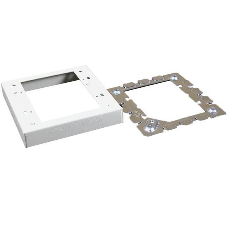 Shallow Device Box 2-Gang 500/700 Series Raceway Ivory By Wiremold V5747-2