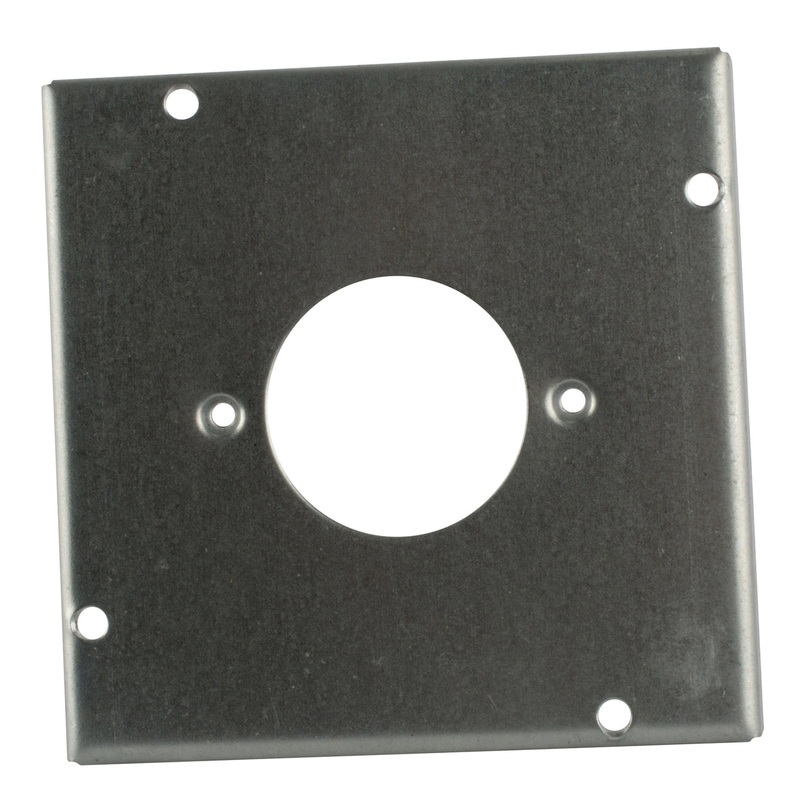 4-11/16 Square Cover 1-3/4 Knockout in Center By Steel City RSL-15