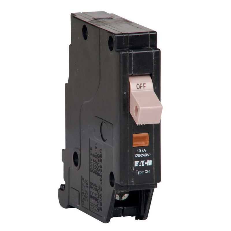 Breaker 20A 1P 120/240V 10 kAIC Type CH By Eaton CHF120