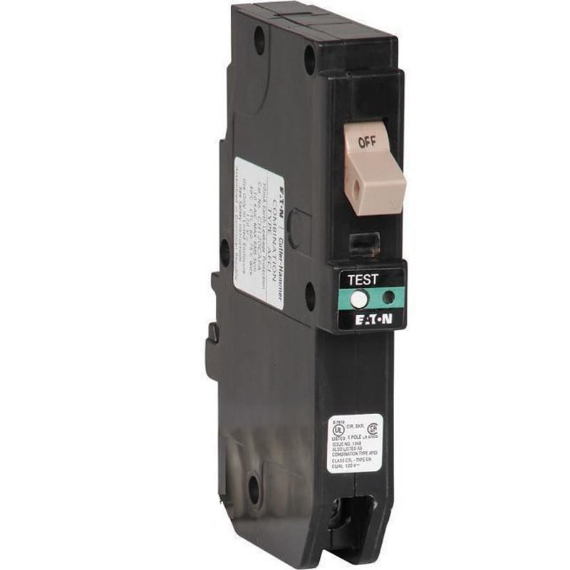 Breaker 20A 1P 120V 10 kAIC Type CH Ground Fault By Eaton CHFP120GF