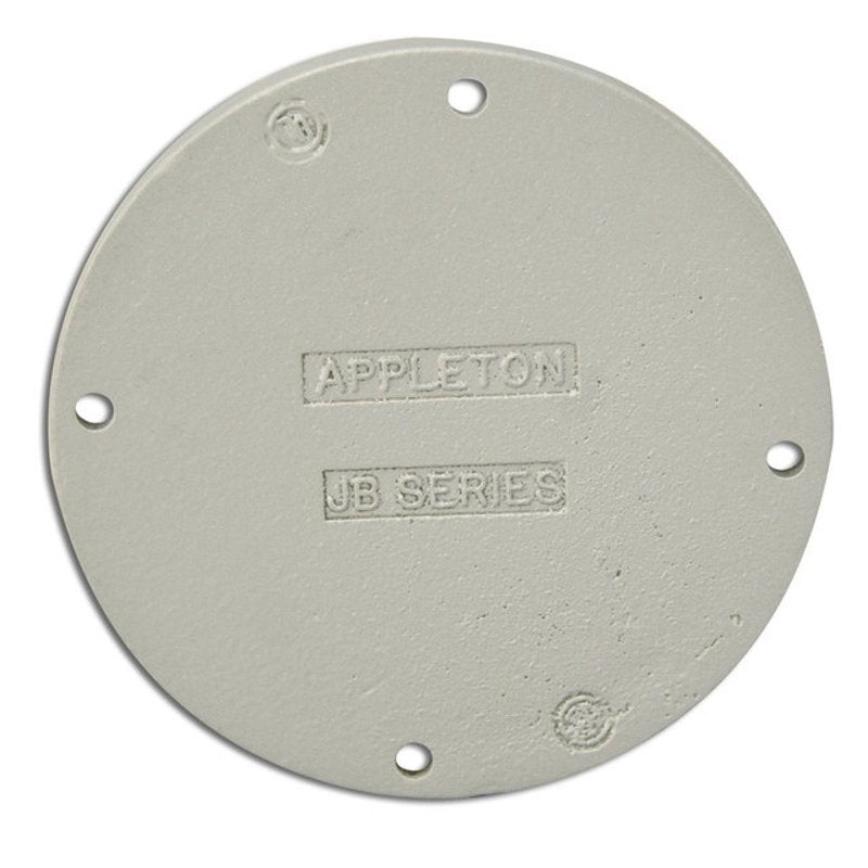 Conduit Outlet Box Cover Blank Malleable Iron By Appleton JBKB