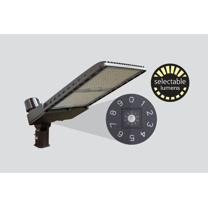 LED Area Luminaire Selectable 4000K 120-277V By Lumark LAS100ST4