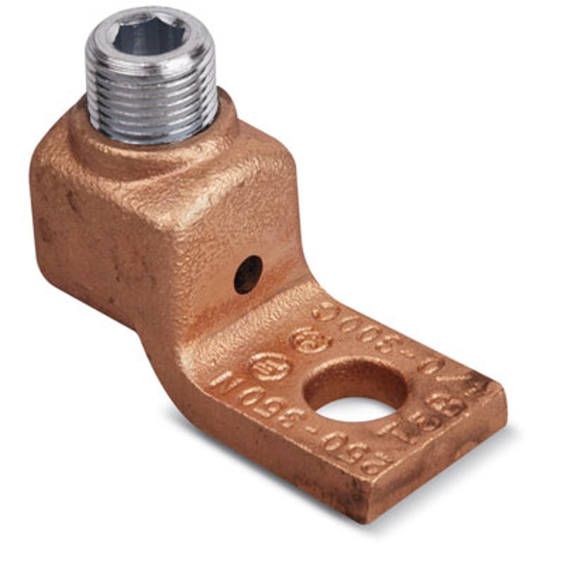 Locktite Mechanical Connector 2/0 To 4/0 AWG Conductor 3/8 IN Stu By Thomas & Betts 31011