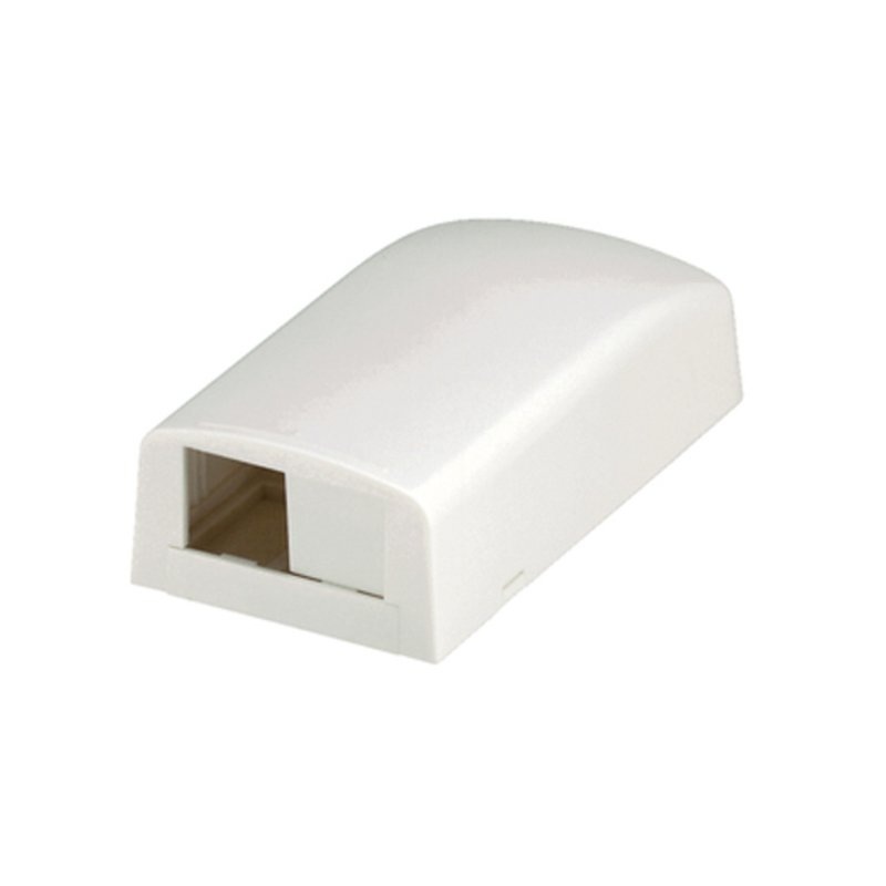 Multimedia Outlet Housing Low Profile Surface Off White 2-Ports By Panduit CBX2IW-AY