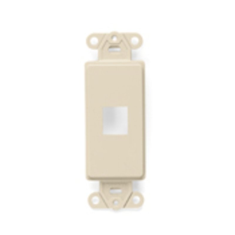 QUICKPORT Decora Insert 1-Port Ivory By Leviton 41641-I