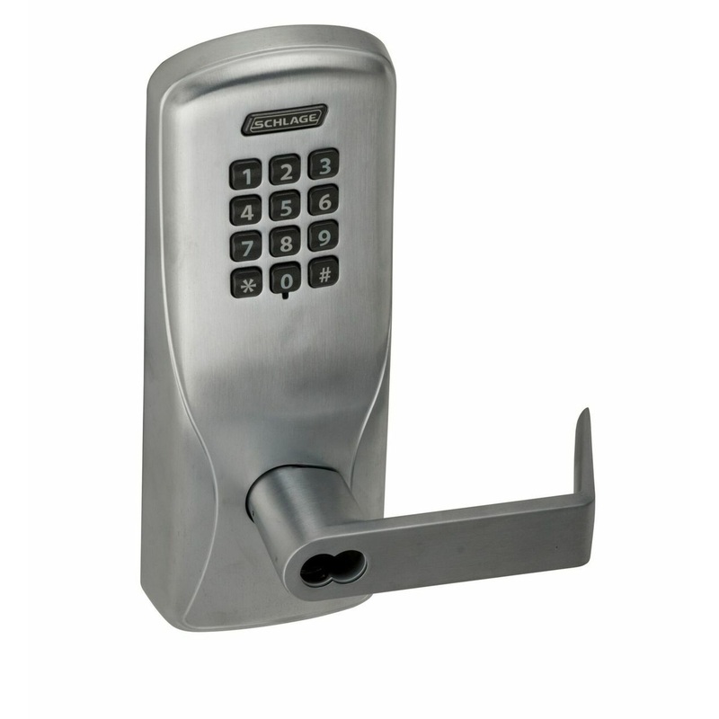 Schlage CO-100-993R-70-KP-JC Offline Exit Trim Mortise Classroom/Storeroom Electronic Lock For Corbin Russwin SIC (Less Core)