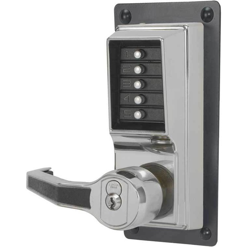 Simplex LLP1020S-026-41 Exit Trim Lever with Schlage RemovaBLe Core Key Override option in Bright Chrome – KAL DOOR HARDWARE