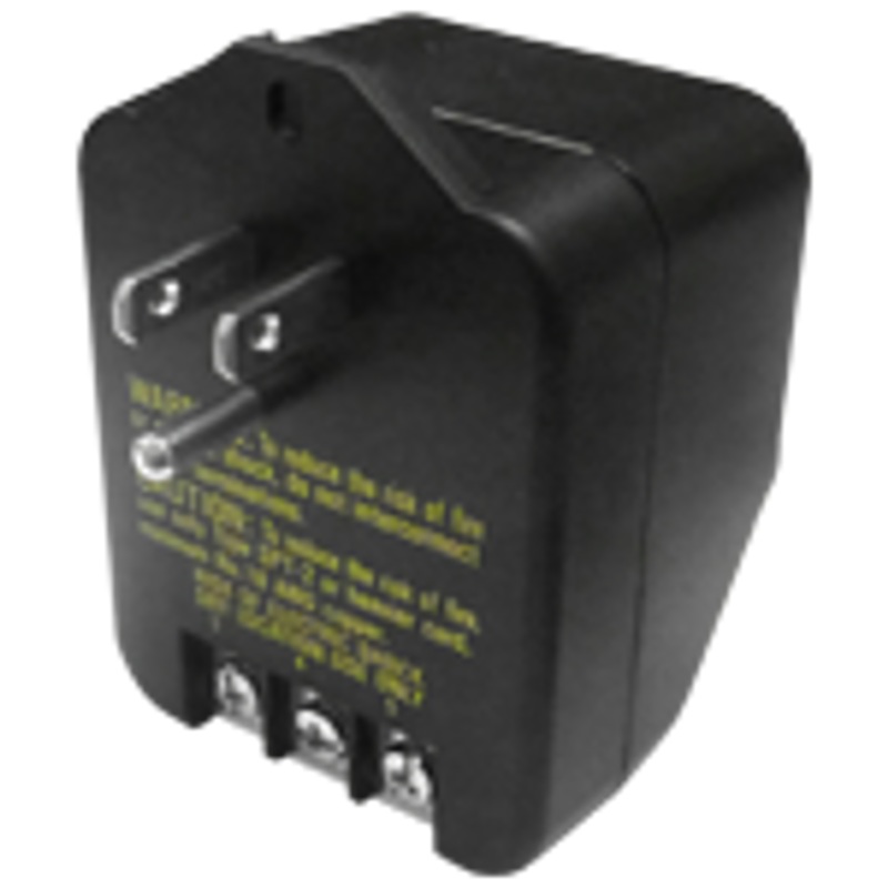 Trine 5205 Plug Tri Volt Transformer (AC) 8VAC 10VA 1.25 Amps 16VAC 10VA .62 Amps 24VAC 20VA .83 Amps – KAL DOOR HARDWARE