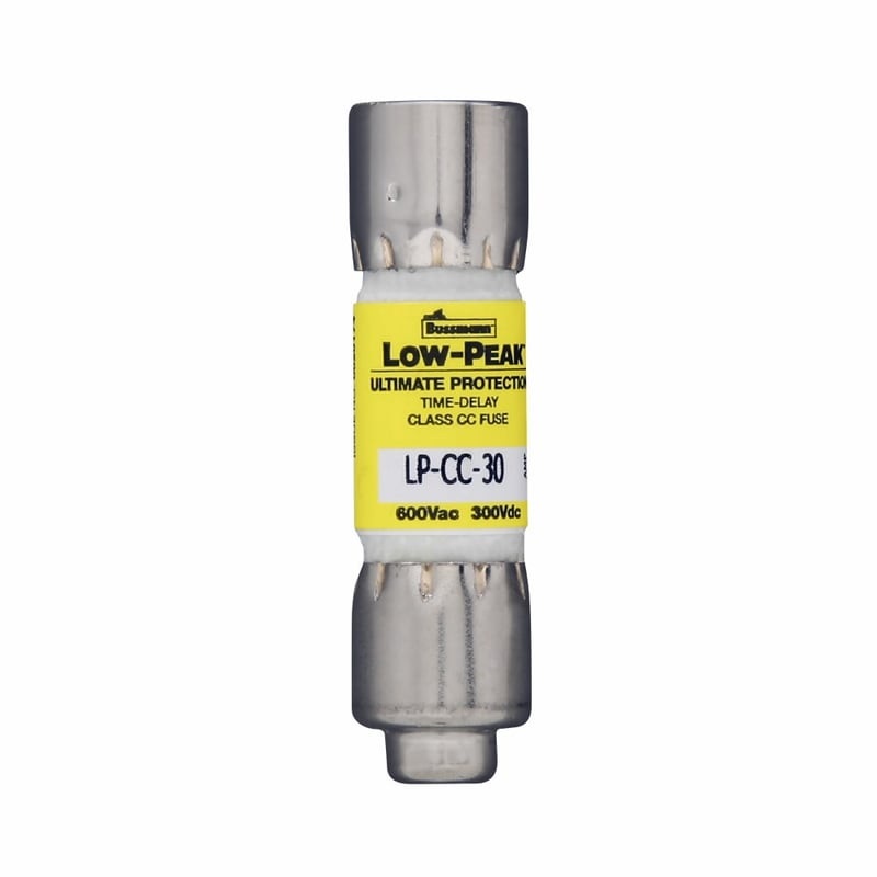 1-8/10 Amp Class CC Time-Delay Fuse LOW -PEAK Yellow 600V By Eaton/Bussmann Series LP-CC-1-8/10