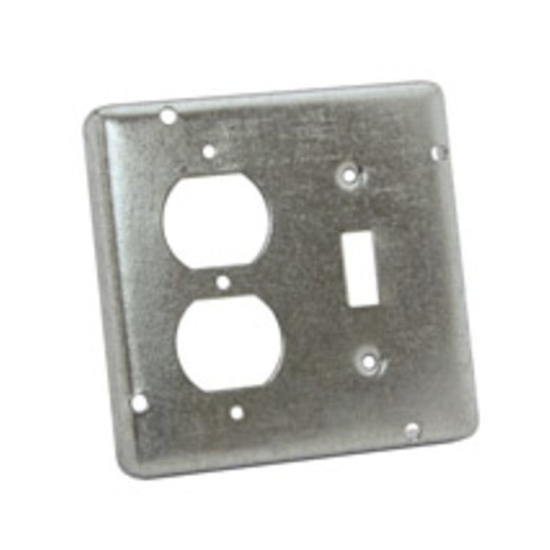 4-11/16 Exposed Work Cover Steel By Hubbell-Raco 876