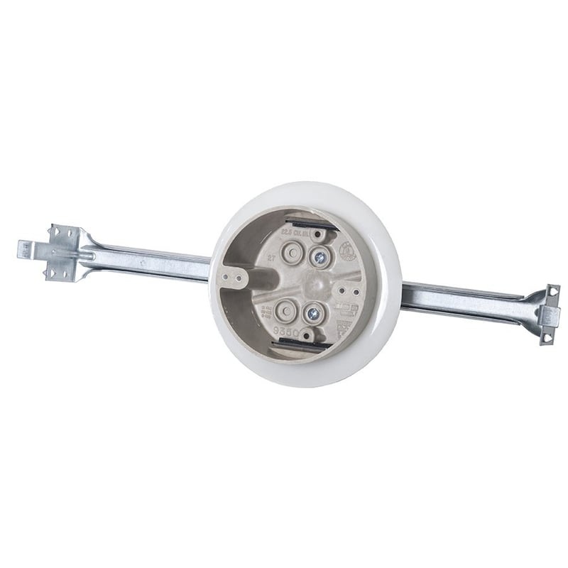 4 Dia. Round Fixture Support Box For Use With Nonmetallic Sheathed Cable By Allied Moulded 9350-BHKV2