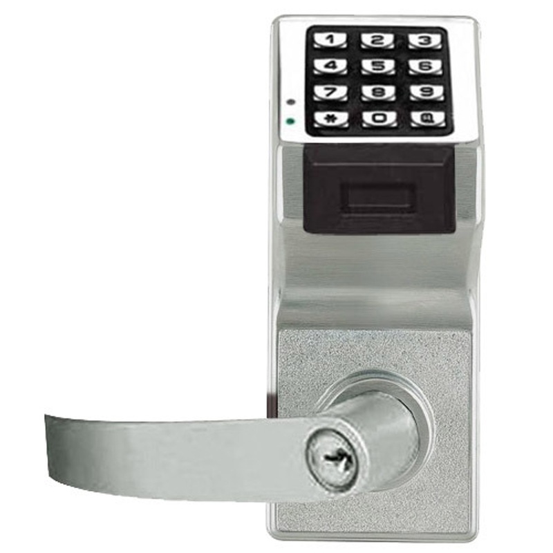 Alarm Lock Networx PDL6175IC-Y-US26D Digital Cylindrical Keyless PIN or PROX Lock Curved Regal Leverset Prepped For Yale Core Override in Satin Chrome – KAL DOOR HARDWARE