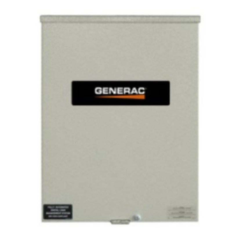 Automatic Transfer Switch 100A 120/240VAC 1PH NEMA 3R By Generac RXSC100A3