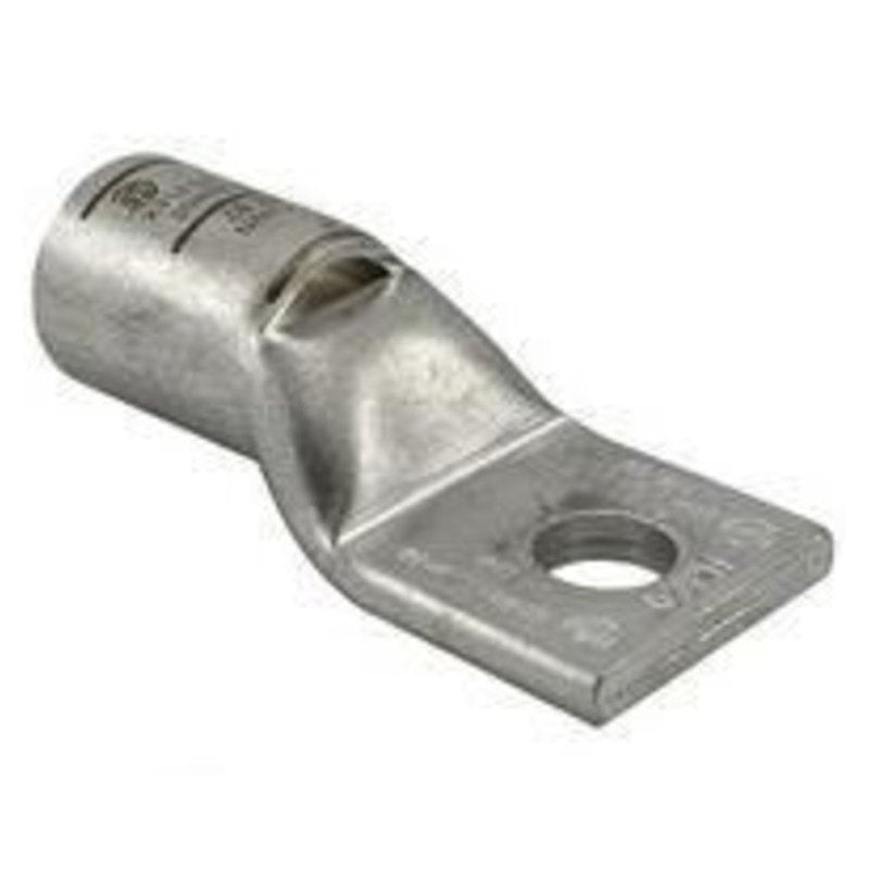 Compression Lug 1-Hole Copper 1/0 AWG 1/2 Stud Size Pink By Penn-Union BLU1/0S20