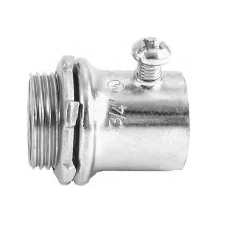 EMT Set Screw Connector 2 Diameter Steel/Zinc By American Fittings SS55US