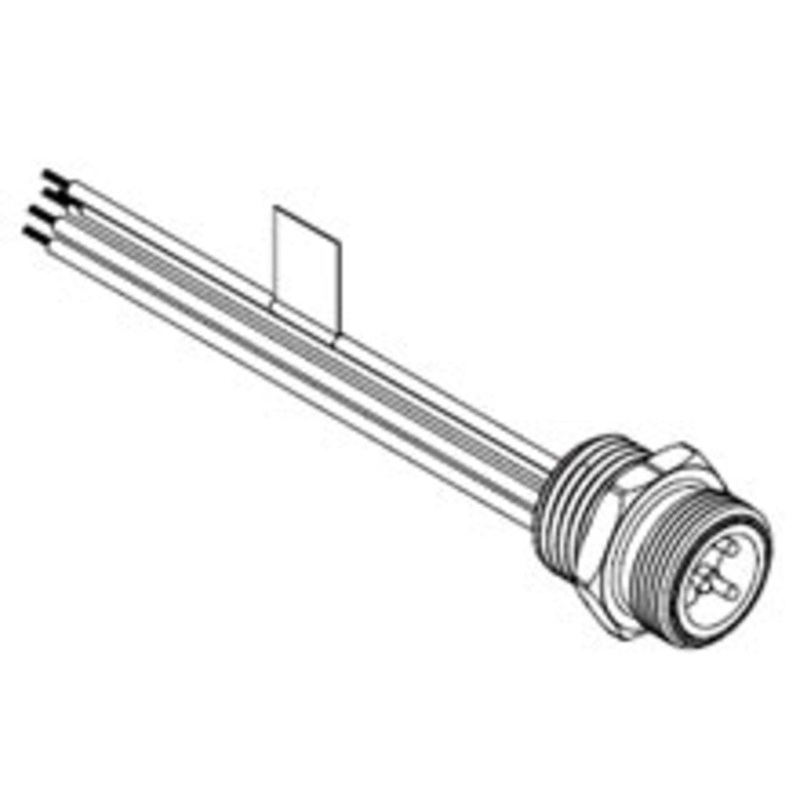 Mini-Change A-Size Receptacle 5 Poles 1/2 IN To 14 NPT Threads F By Woodhead 1R5004A20A120