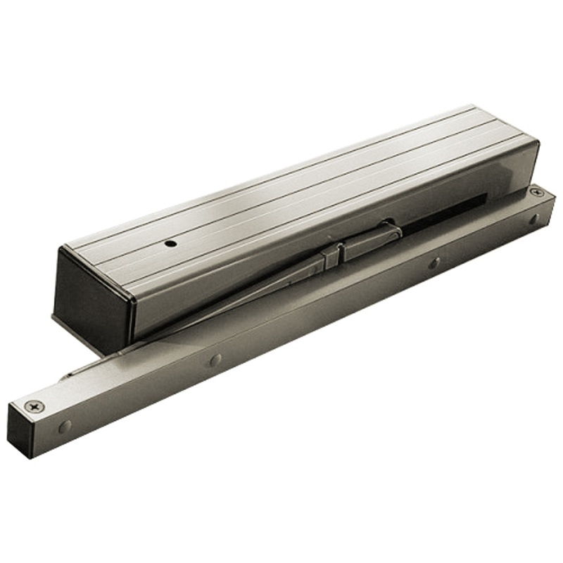 Swing Free Arm Track Door Closer 24V Right Hand Dark Bronze