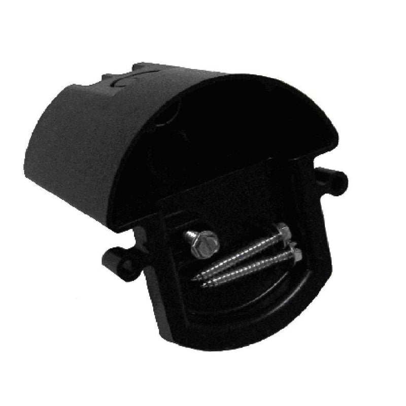 4 Ceiling Fan Box Saddle Type Depth: 3-3/4 Non-Metallic By Allied Moulded 9375-FR