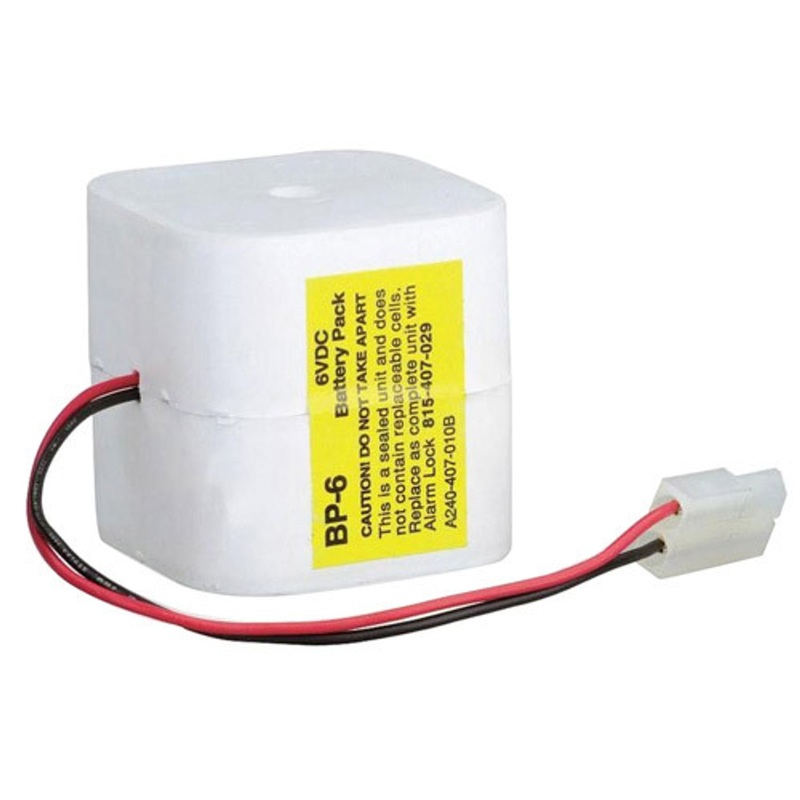 Alarm Lock BP6 Replacement battery for LL1 PG10 and 11A models only – KAL DOOR HARDWARE