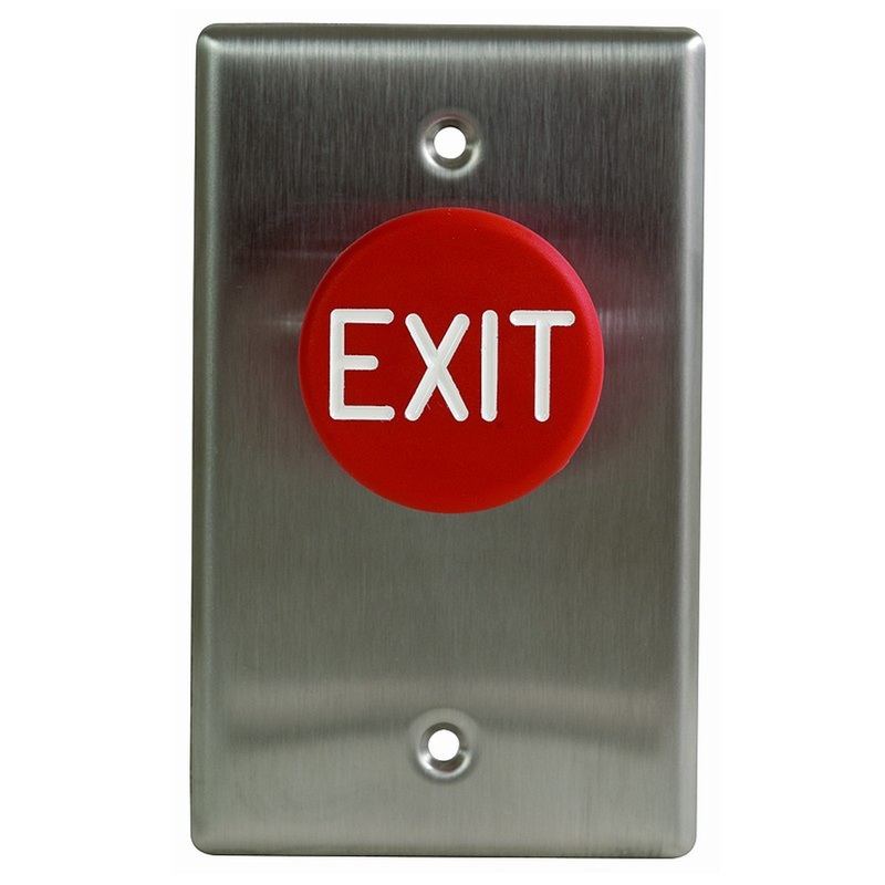 Camden CM-420E Momentary Mushroom Push Button Exit Switch – KAL DOOR HARDWARE