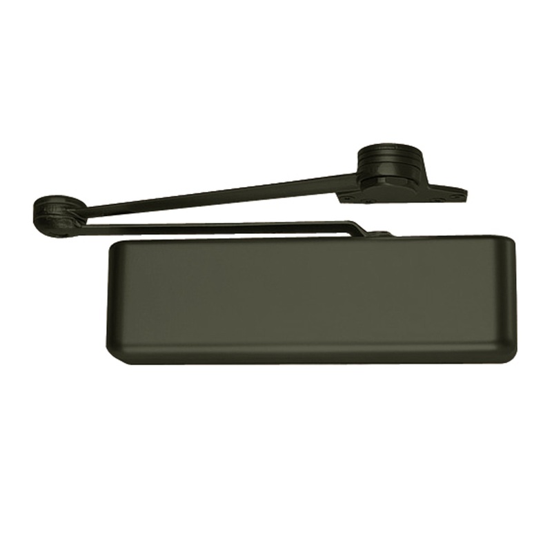 Cush Arm Door Closer Metal Cover Left Hand Oil Rubbed Bronze