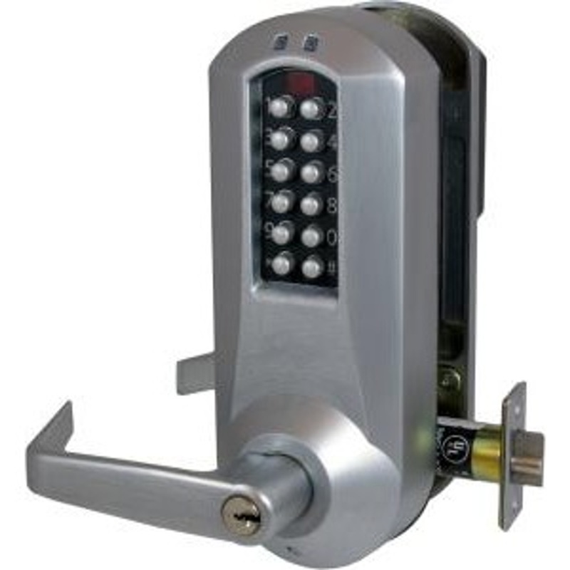 KABA Simplex / Eplex Kaba E-Plex E5231XKWL Lever Electronic Push Button Lock Key Bypass Cylindrical – KAL DOOR HARDWARE