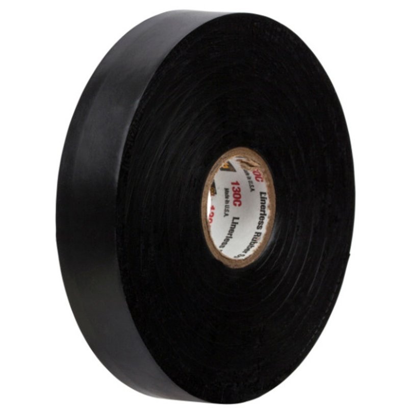 Linerless Rubber Splicing Tape 3/4 x 30′ By 3M 130C-3/4x30FT