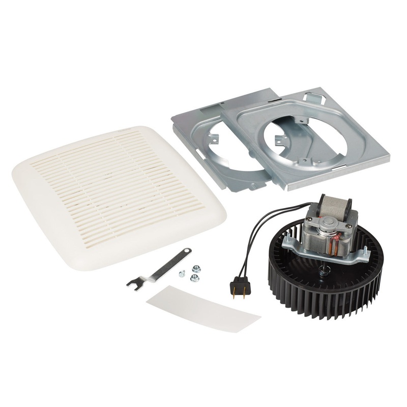 QUICKKIT BATH FAN REPLACEMENT COVER AND MOTOR KIT 60 CFM 3.0 SONES By Broan BKR60