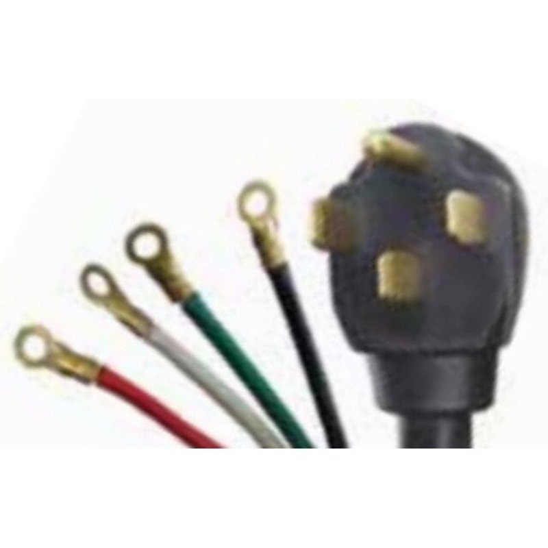 Range Cord Kit with Ring Terminal 4′ Black By Voltec 03-00082