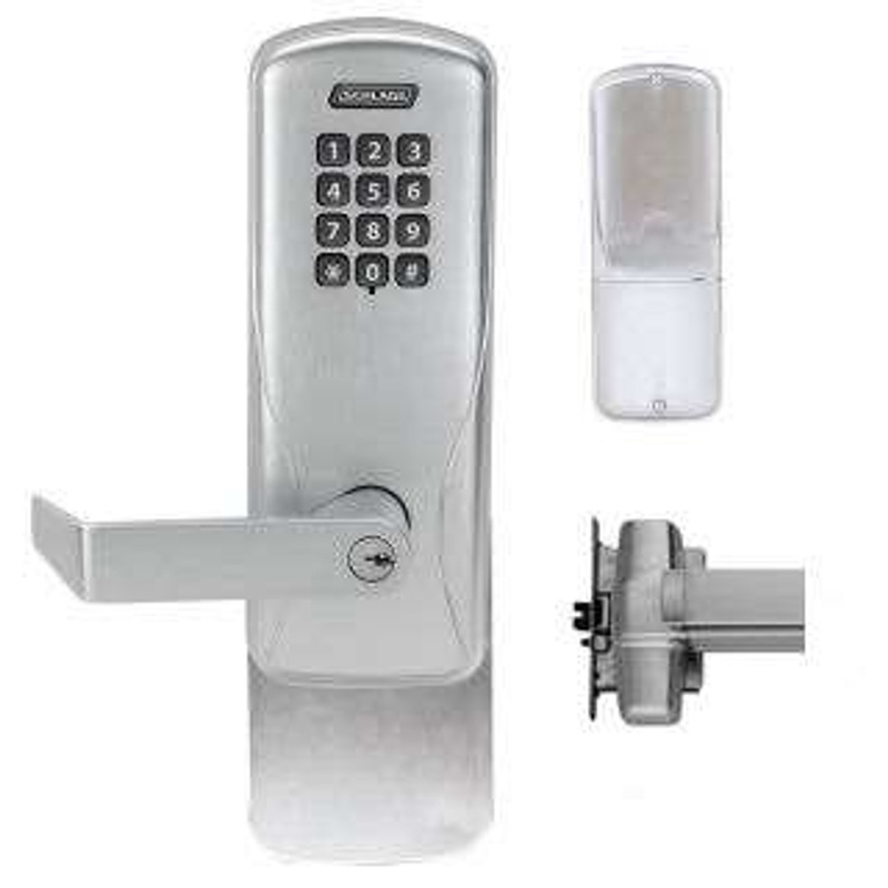 Schlage Manually Programmable CO100993MKP Electronic Exit Mortise Lock