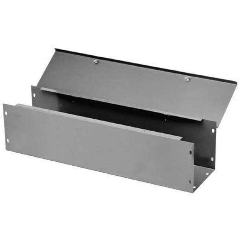 Wireway Type 1 Hinged-Cover 4 x 4 x 12 Steel Gray No KOs By nVent Hoffman F44G12
