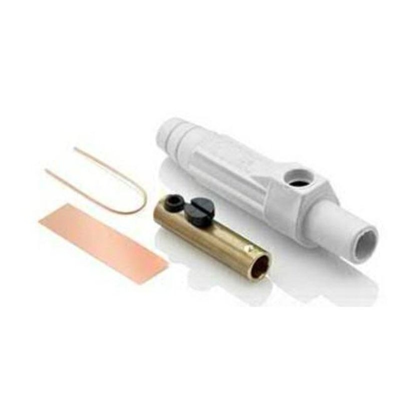15 Series Single Pole Cam-Type Female Detachable Plug Taper Nose White By Leviton 15D22-UW