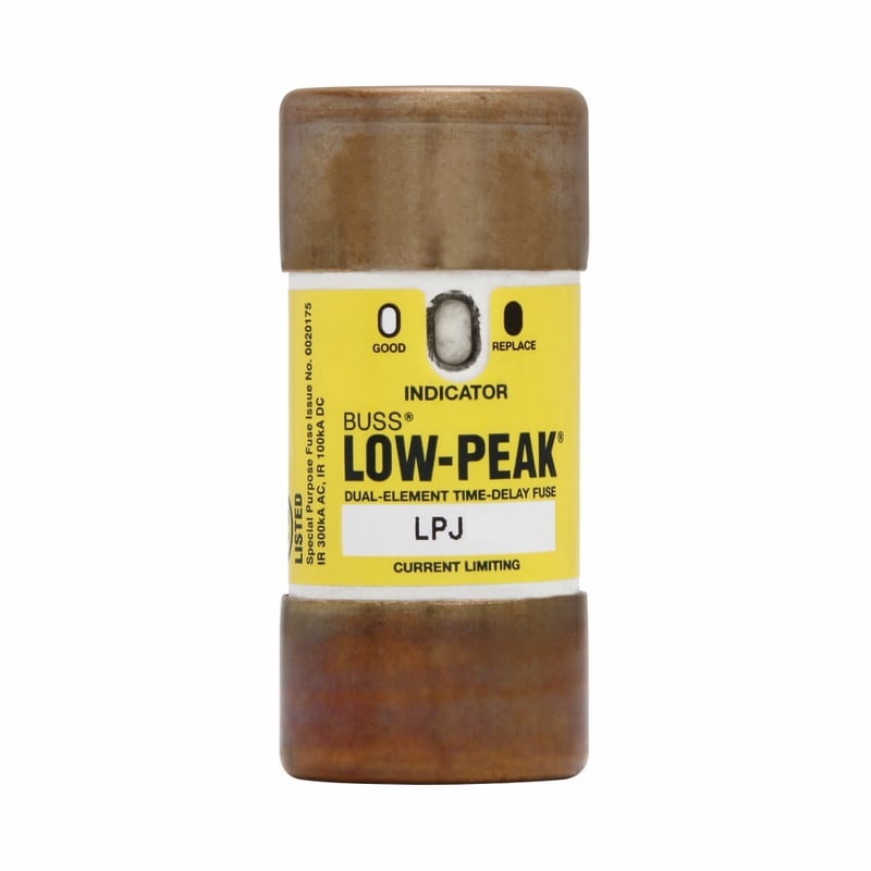 35 Amp Class J Dual-Element Time-Delay Fuse Indication 600V By Eaton/Bussmann Series LPJ-35SPI