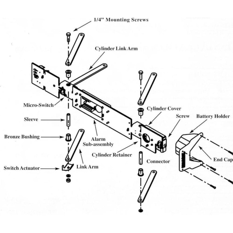 Arm-A-Dor A103-003 Alarm Sub-Assembly – KAL DOOR HARDWARE