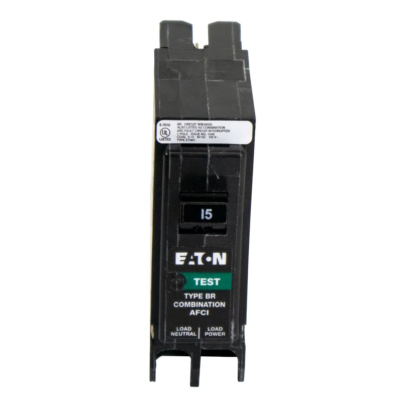 Breaker 20A 1P 120/240V 10 kAIC Type BR Combo AFCI/GFCI By Eaton BRP120DF