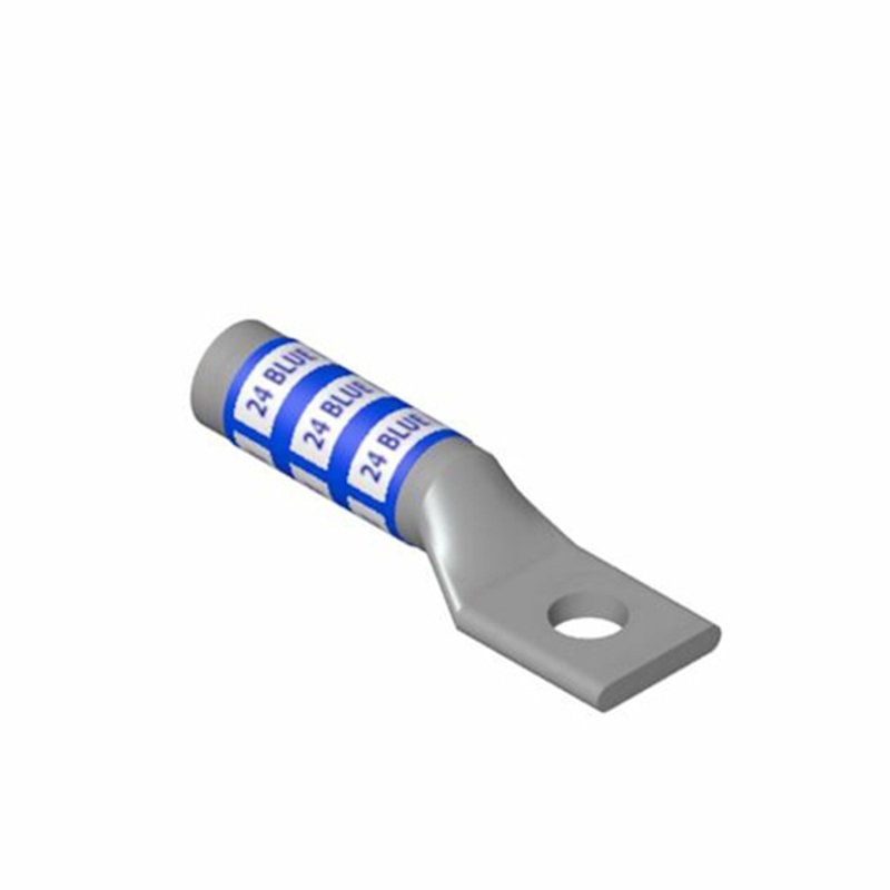 Compression Lug 1-Hole Long Barrel 500 MCM Copper By Thomas & Betts 54919BE
