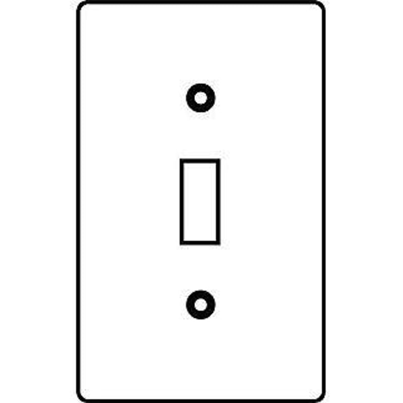 Cvr Blank Al For 1gang By Hubbell-Killark 1FT